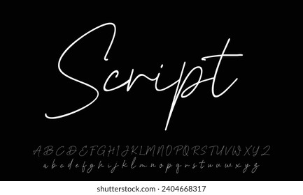 signature for documents on white background. Hand drawn Calligraphy lettering Vector illustration