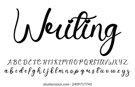 
signature for documents on white background. Hand drawn Calligraphy lettering Vector illustration EPS10