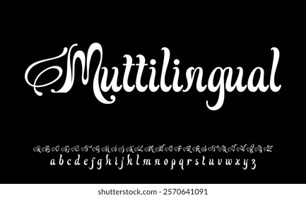  signature for documents on white background. Hand drawn Calligraphy lettering Vector illustration