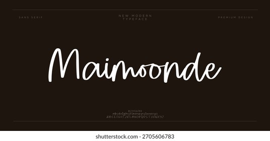 Firma para documentos sobre fondo blanco. Ilustración vectorial de letras de caligrafía dibujada a mano