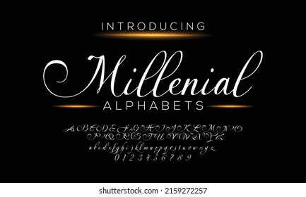 Signature Font Calligraphy Logotype Script Brush Font Type Font lettering handwritten