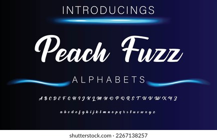 Signature Font Calligraphy Logotype Script Brush Font Type Font lettering handwritten