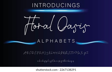 Caligrafía de tipo de letra de firma Guión de logotipo Pincel Tipo de letra Letra letra letra manuscrita