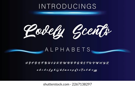 Signature Font Calligraphy Logotype Script Brush Font Type Font lettering handwritten