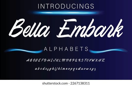 Signature Font Calligraphy Logotype Script Brush Font Type Font lettering handwritten