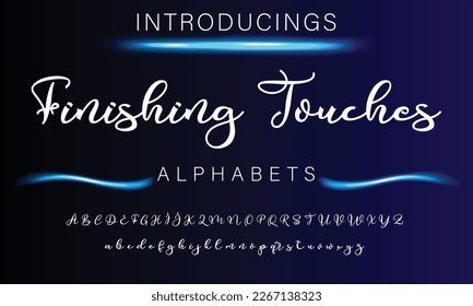 Signature Font Calligraphy Logotype Script Brush Font Type Font lettering handwritten