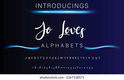 Signature Font Calligraphy Logotype Script Brush Font Type Font lettering handwritten