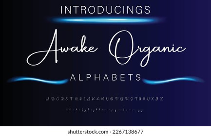 Signature Font Calligraphy Logotype Script Brush Font Type Font lettering handwritten