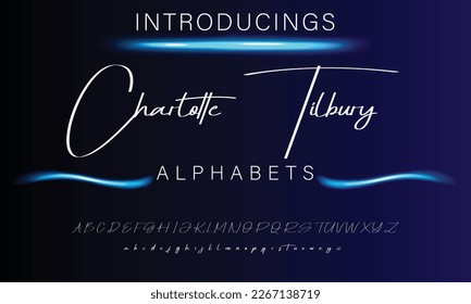 Signature Font Calligraphy Logotype Script Brush Font Type Font lettering handwritten
