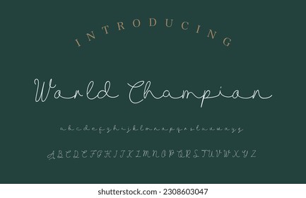 Signature Font Calligraphy Logotype Script Brush Font Type Font lettering handwritten