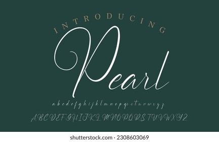 Signature Font Calligraphy Logotype Script Brush Font Type Font lettering handwritten