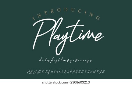 Signature Font Calligraphy Logotype Script Brush Font Type Font lettering handwritten