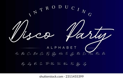 Signature Font Calligraphy Logotype Script Brush Font Type Font lettering handwritten