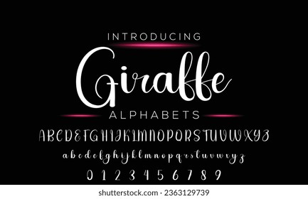 Signature Font Calligraphy Logotype Script Font Type Font lettering handwritten