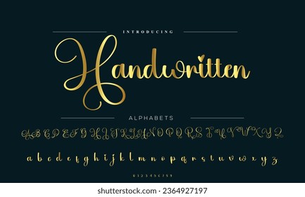 Signature Font Calligraphy Logotype Script Font Type Font lettering handwritten