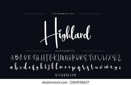 
signature Font Calligraphy Logotype Script Brush Font Type Font lettering handwritten