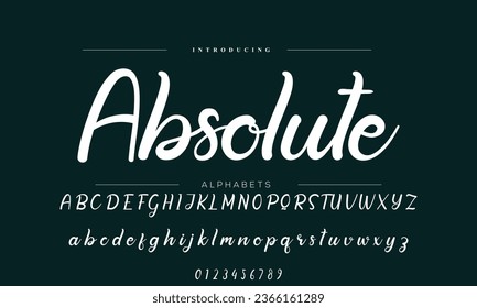 signature Font Calligraphy Logotype Script Brush Font Type Font lettering handwritten