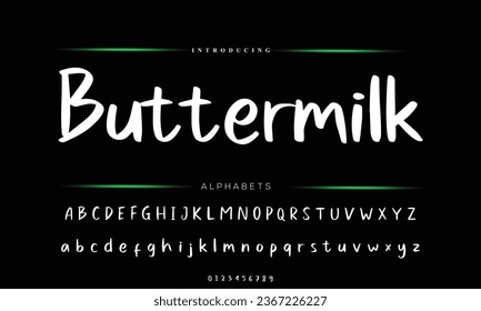 signature Font Calligraphy Logotype Script Brush Font Type Font lettering handwritten