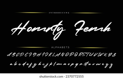 Signature Font Calligraphy Logotype Script Brush Font Type Font lettering handwritten