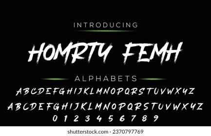 Schriftzeichen-Schriftzeichen-Logotype-Schriftzeichen Schriftart Schriftzeichen handschriftlich