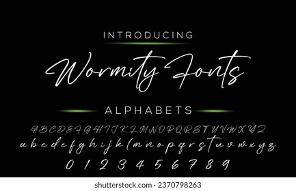Signature Font Calligraphy Logotype Script Brush Font Type Font lettering handwritten
