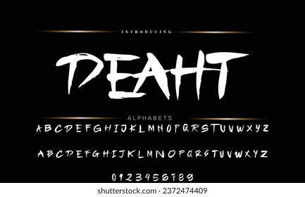 Signature Font Calligraphy Logotype Script Brush Font Type Font lettering handwritten