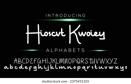 signature Font Calligraphy Logotype Script Brush Font Type Font lettering handwritten