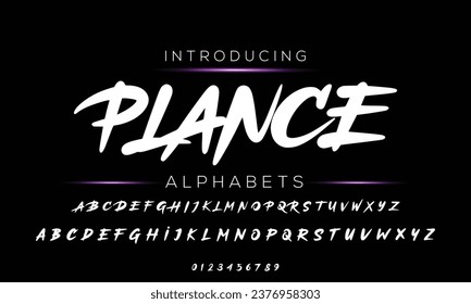 signature Font Calligraphy Logotype Script Brush Font Type Font lettering handwritten