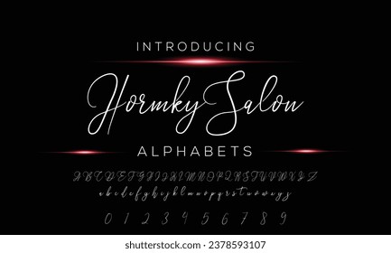 Signature Font Calligraphy Logotype Script Brush Font Type Font lettering handwritten