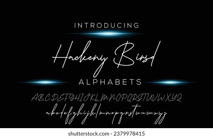 signature Font Calligraphy Logotype Script Brush Font Type Font lettering handwritten