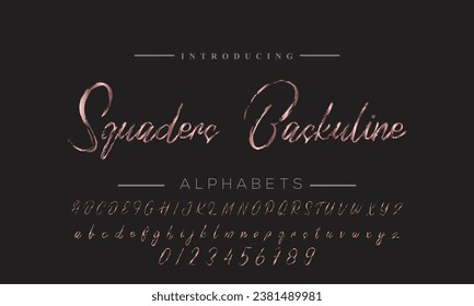 Signature Font Calligraphy Logotype Script Brush Font Type Font lettering handwritten