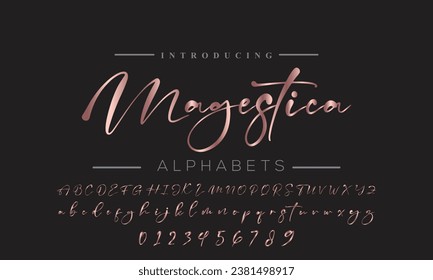 Signature Font Calligraphy Logotype Script Brush Font Type Font lettering handwritten