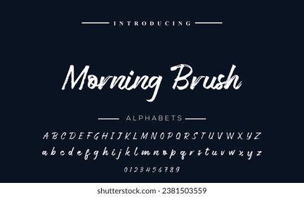 Signature Font Calligraphy Logotype Script Brush Font Type Font lettering handwritten