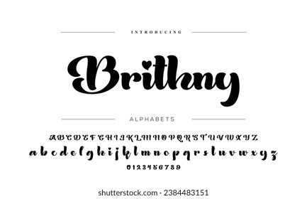 Signature Font Calligraphy Logotype Script Brush Font Type Font lettering handwritten