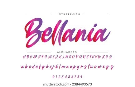 Signature Font Calligraphy Logotype Script Brush Font Type Font lettering handwritten