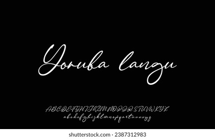 Signature Font Calligraphy Logotype Script Brush Font Type Font lettering handwritten