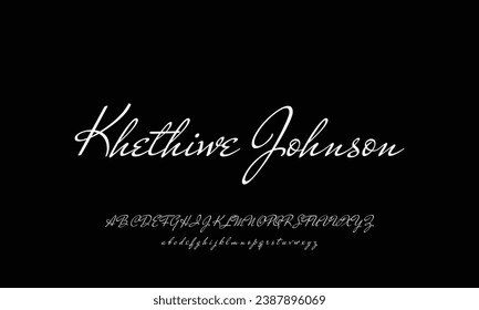 Signature Font Calligraphy Logotype Script Brush Font Type Font lettering handwritten