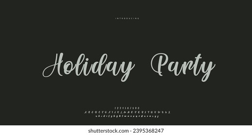 signature Font Calligraphy Logotype Script Brush Font Type Font lettering handwritten
