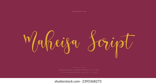 signature Font Calligraphy Logotype Script Brush Font Type Font lettering handwritten
