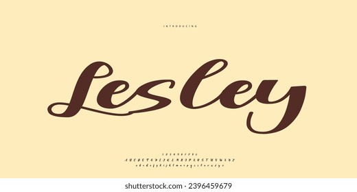 signature Font Calligraphy Logotype Script Brush Font Type Font lettering handwritten

