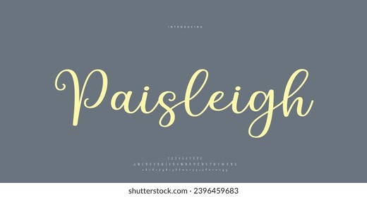 caligrafía de tipo de letra de firma Guión de logotipo Pincel Tipo de letra Tipo de letra Letra letra manuscrita
