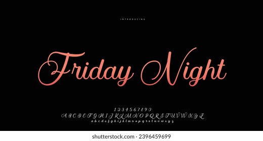 signature Font Calligraphy Logotype Script Brush Font Type Font lettering handwritten
