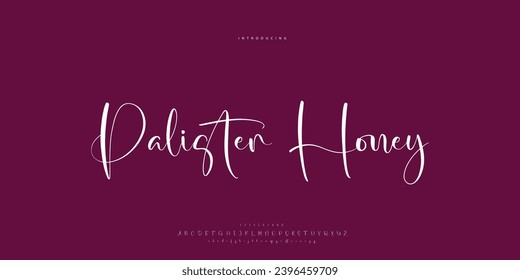 signature Font Calligraphy Logotype Script Brush Font Type Font lettering handwritten
