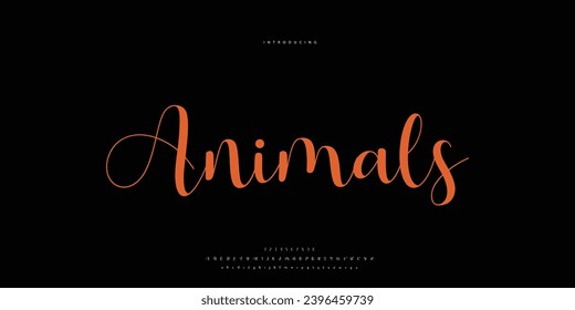 signature Font Calligraphy Logotype Script Brush Font Type Font lettering handwritten
