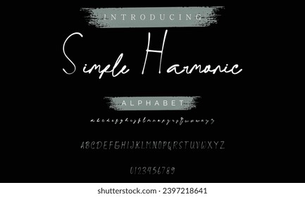 signature Font Calligraphy Logotype Script Brush Font Type Font lettering handwritten