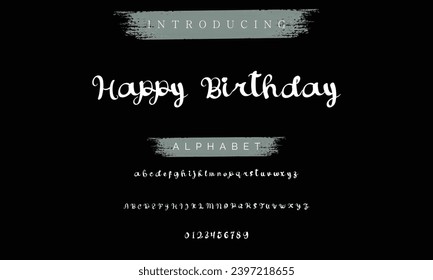 signature Font Calligraphy Logotype Script Brush Font Type Font lettering handwritten