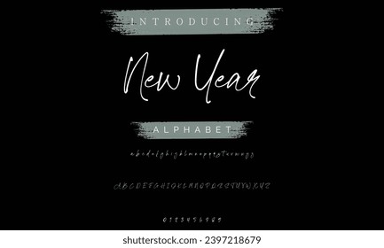 signature Font Calligraphy Logotype Script Brush Font Type Font lettering handwritten