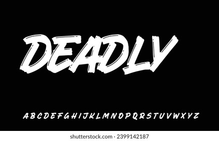 signature Font Calligraphy Logotype Script Brush Font Type Font lettering handwritten