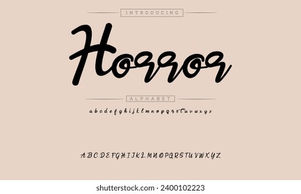 signature Font Calligraphy Logotype Script Brush Font Type Font lettering handwritten
