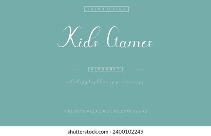 signature Font Calligraphy Logotype Script Brush Font Type Font lettering handwritten